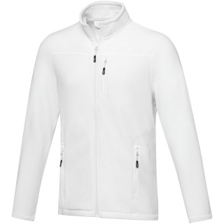 Amber GRS recycelte Fleecejacke für Herren, weiss, XS