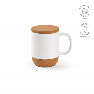 Ebro Tasse Keramik 430 ml, weiß