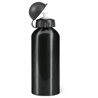 BISCING Trinkflasche Alu 600ml, schwarz